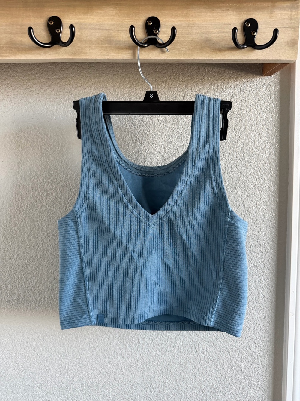Lululemon Ribbed V-Neck Cropped Tank Top